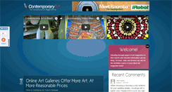 Desktop Screenshot of contemporaryartmagazine.net